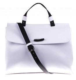 White shoulder bag - vegan - BAG 2234-V