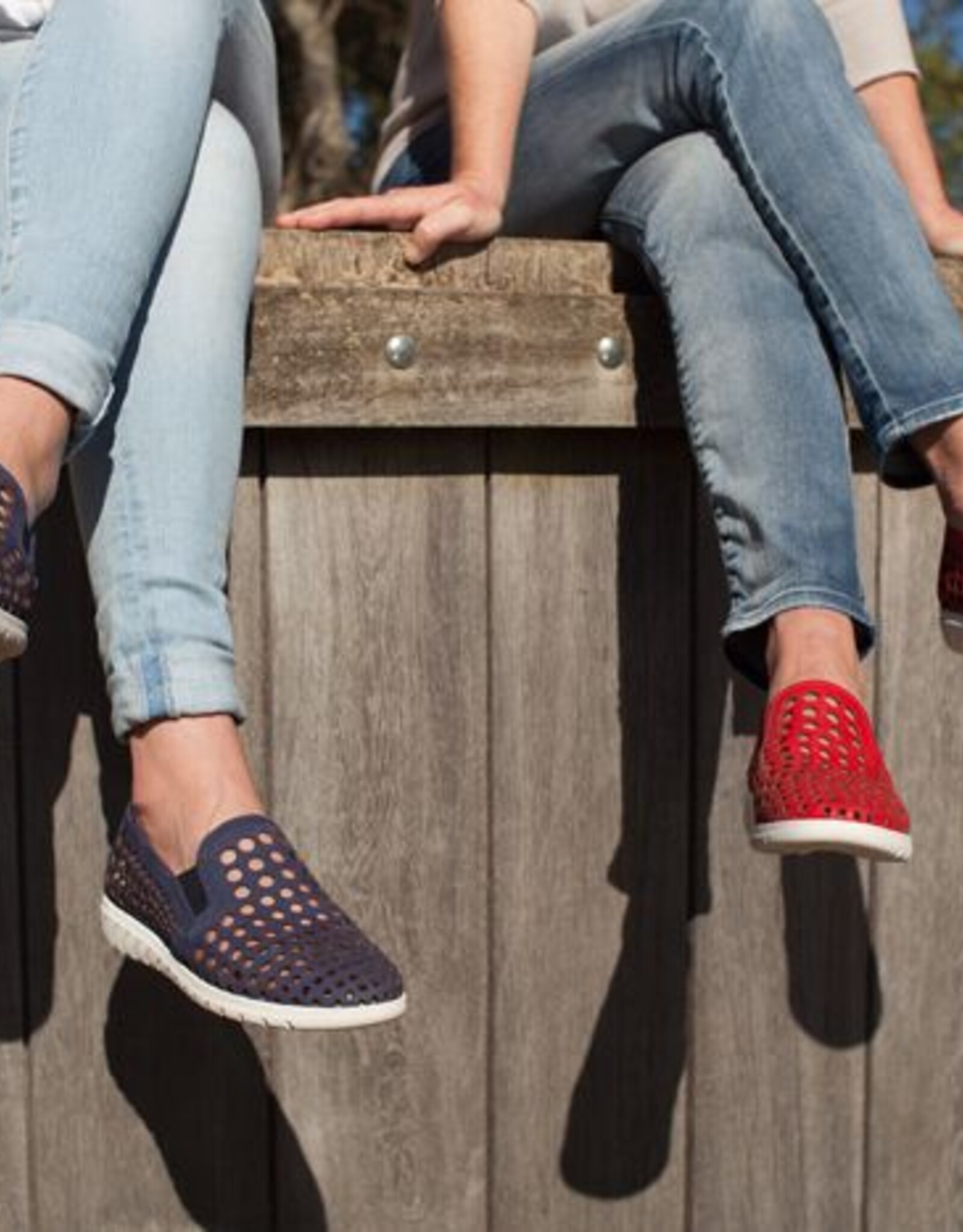 PRETTY&FAIR Blue slip on's - Nobuck Blue - PF2009