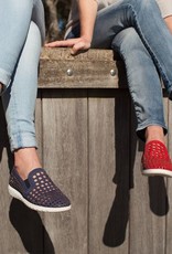 PRETTY&FAIR Red slip on's - Nobuck Red - PF2009