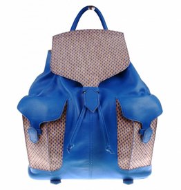 Blauwe backpack met kurk - BAG 2159