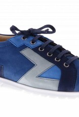 PRETTY&FAIR Blue sneakers with patchwork - Combi Nobuck Jeans - PF2016