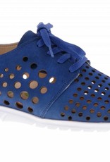 PRETTY&FAIR Blauwe sneaker - Nobuck Jeans - PF2010