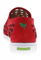 PRETTY&FAIR Red slip on's - Nobuck Red - PF2009