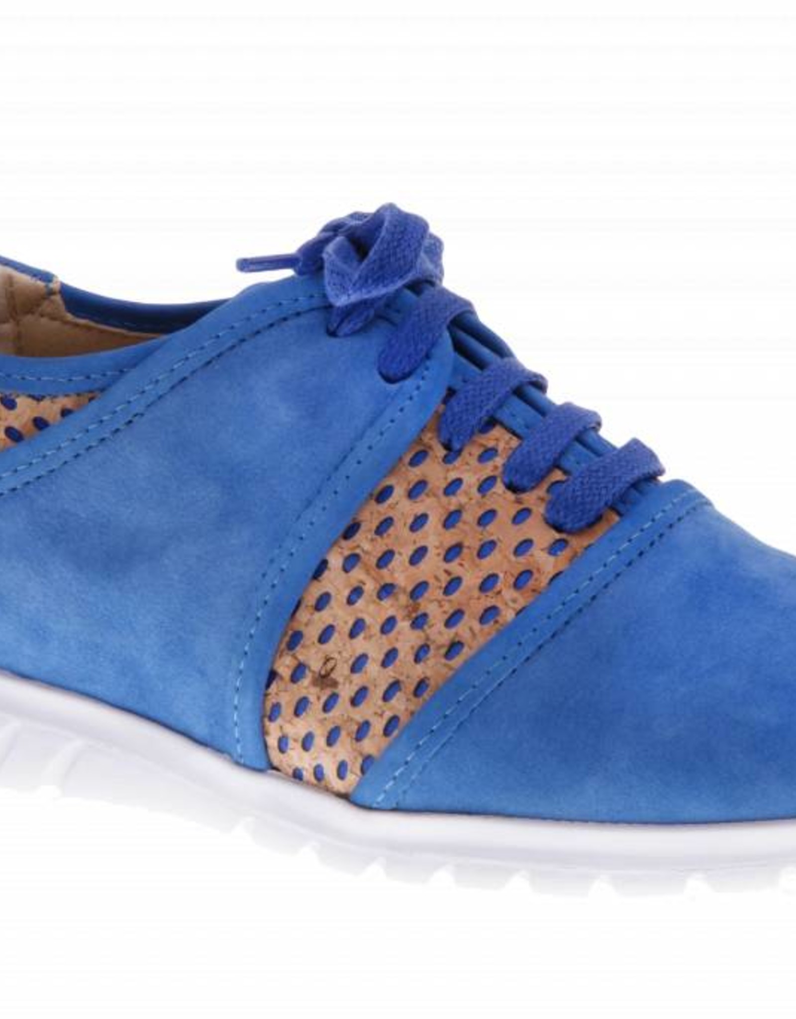 PRETTY&FAIR Blue sneakers with cork - Nobuck Cobalt - Oreo Blue - PF2003