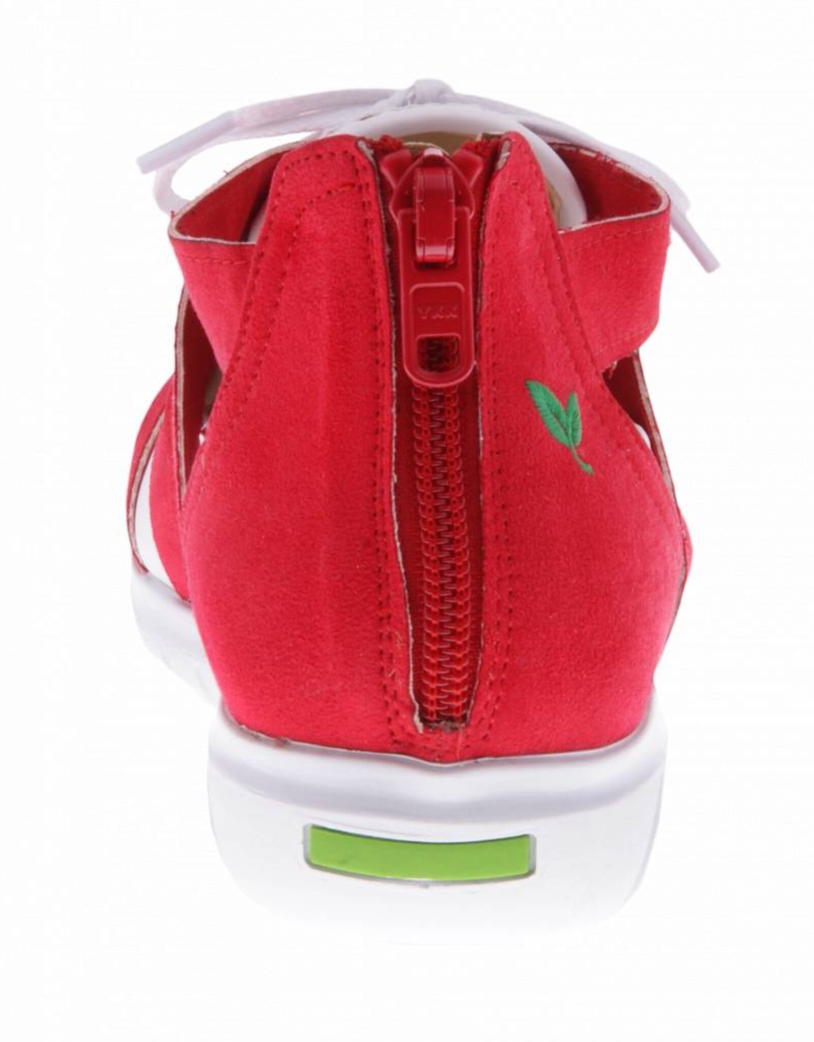 PRETTY&FAIR Coloful red slip on's - vegan - Multi Red - Nappa White - PF2008-V