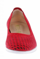 PRETTY&FAIR  Red ballerina's - vegan - Nobuck Red - PF2011-V