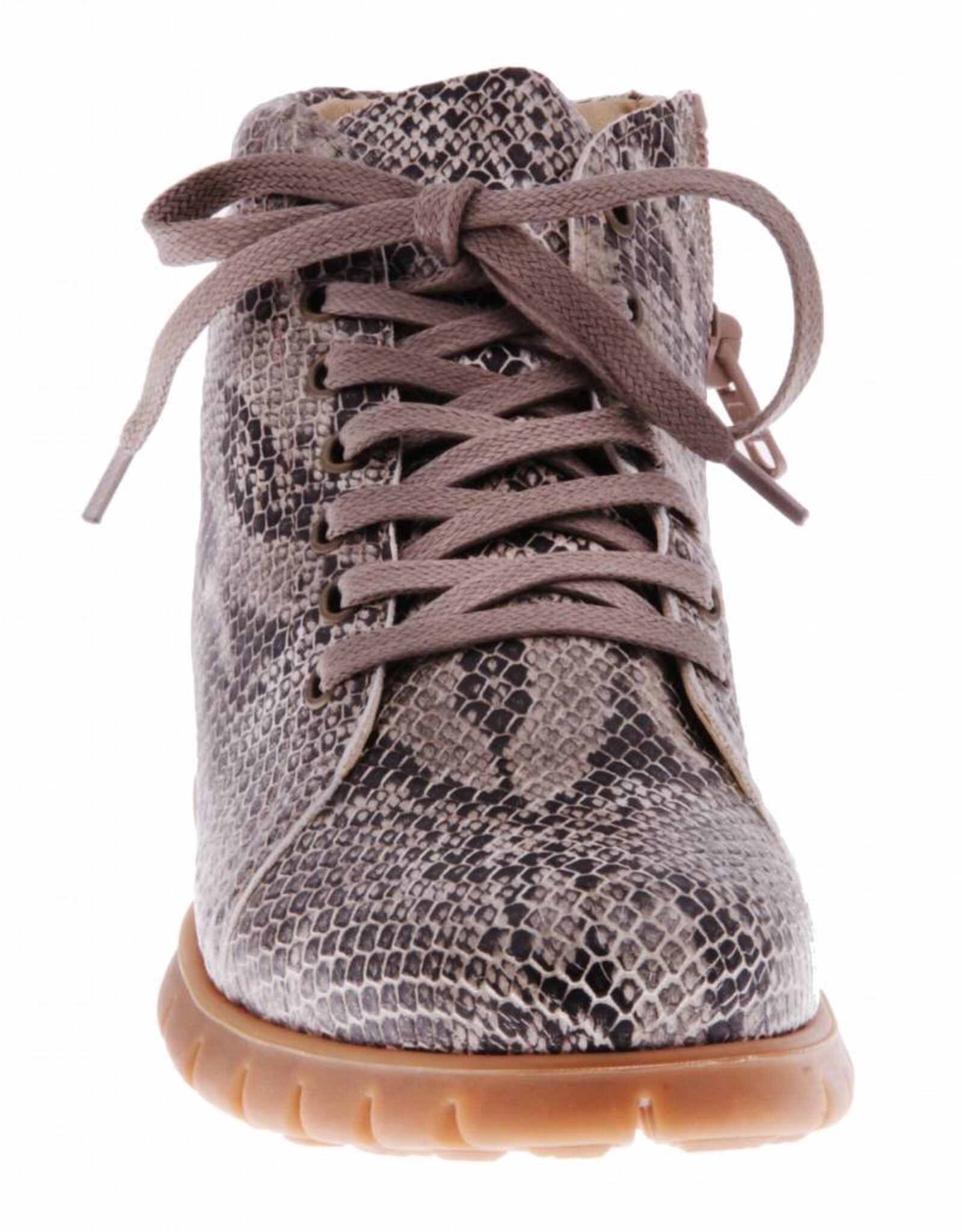 PRETTY&FAIR Ankle booty with python print - vegan - Taipan Corda - PF2013-V