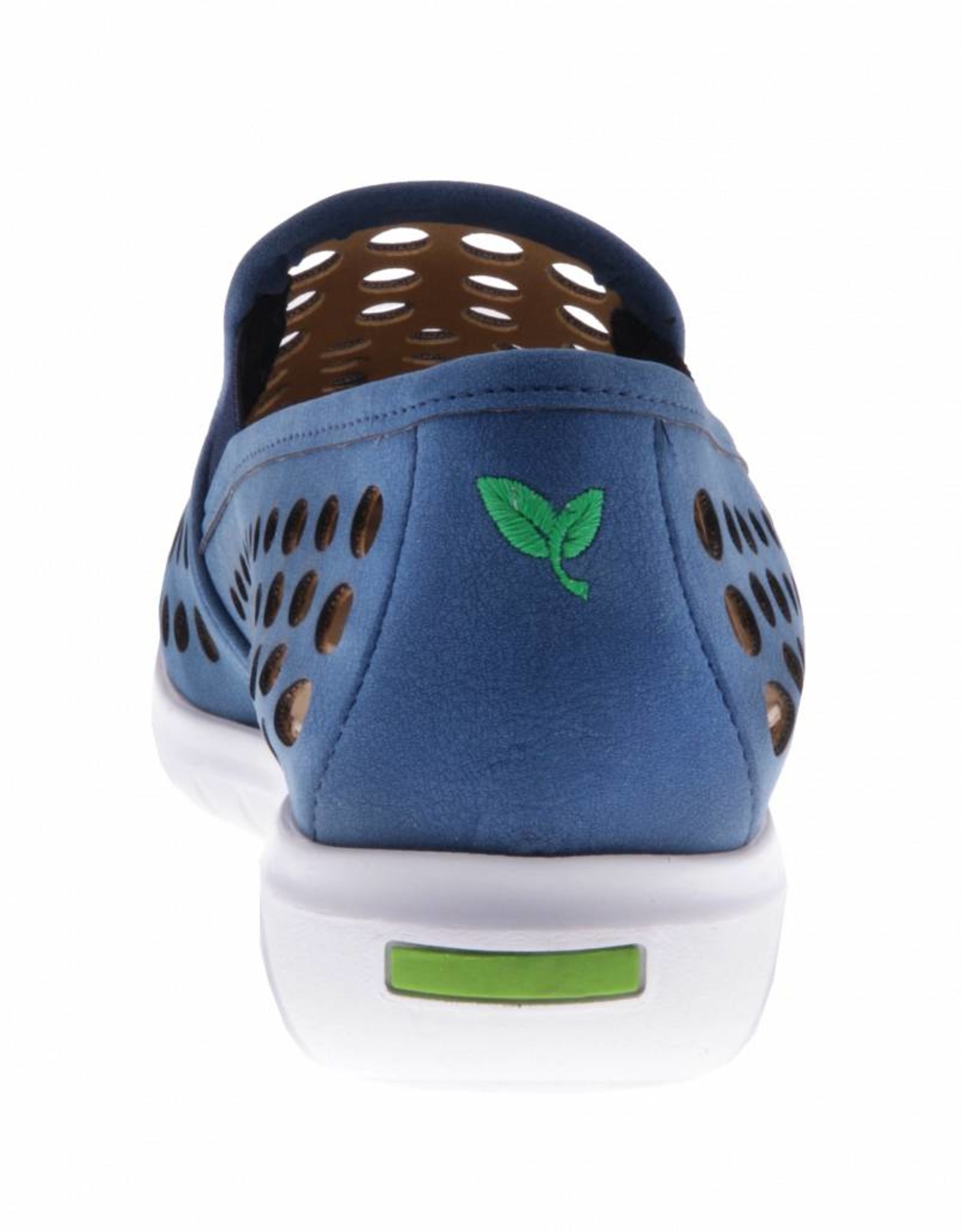 PRETTY&FAIR Blue slip on's - vegan - Dalia Blue - PF2009-V