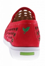PRETTY&FAIR Red slip on's - vegan - Nobuck Red - PF2009-V