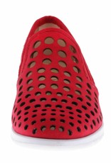 PRETTY&FAIR Red slip on's - vegan - Nobuck Red - PF2009-V