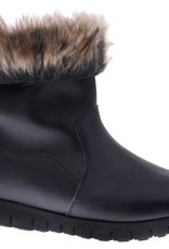 PRETTY&FAIR Black tube with faux-fur lining - vegan - Microsport Black - Faux Fur - PF3010-V