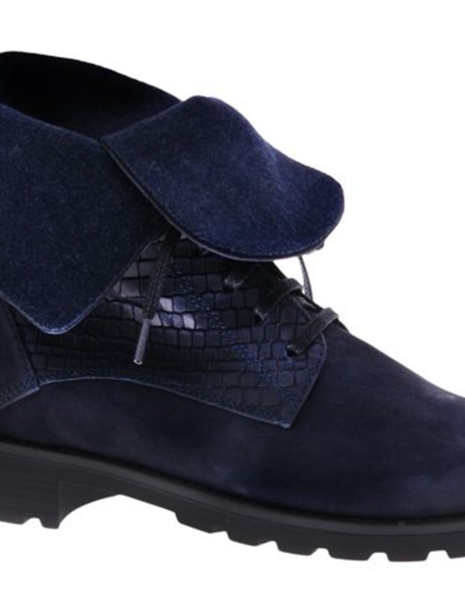 PRETTY&FAIR Blue unique ankle booty -  Bandolero Blue - Velt Blue - PF3008