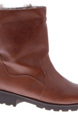 PRETTY&FAIR Cognac tube wit faux-fur lining - vegan - Microsport Cognac - Faux Fur - PF3010-V