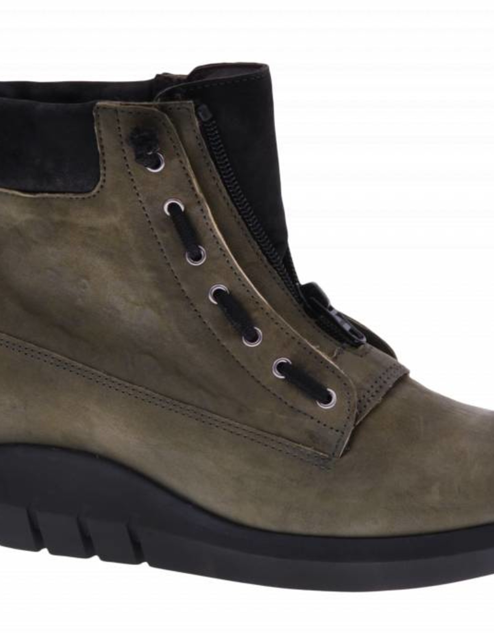 PRETTY&FAIR Olive ankle booty - Bandolero Olive -  PF3007