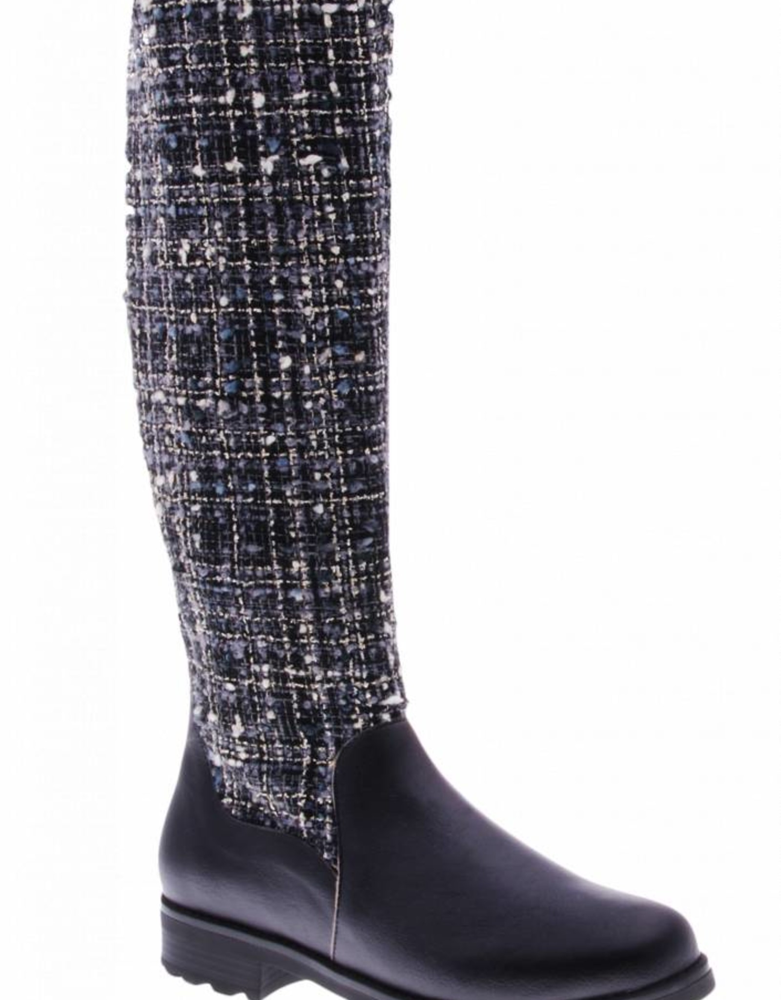 PRETTY&FAIR Classic high black boot - Microsport Black - Litzy Black - PF3004