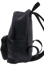 PRETTY&FAIR Backpack Grey Velt - Nobuck Black