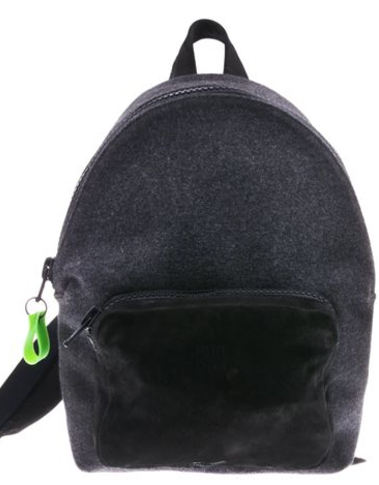 PRETTY&FAIR Backpack Grey Velt - Nobuck Black