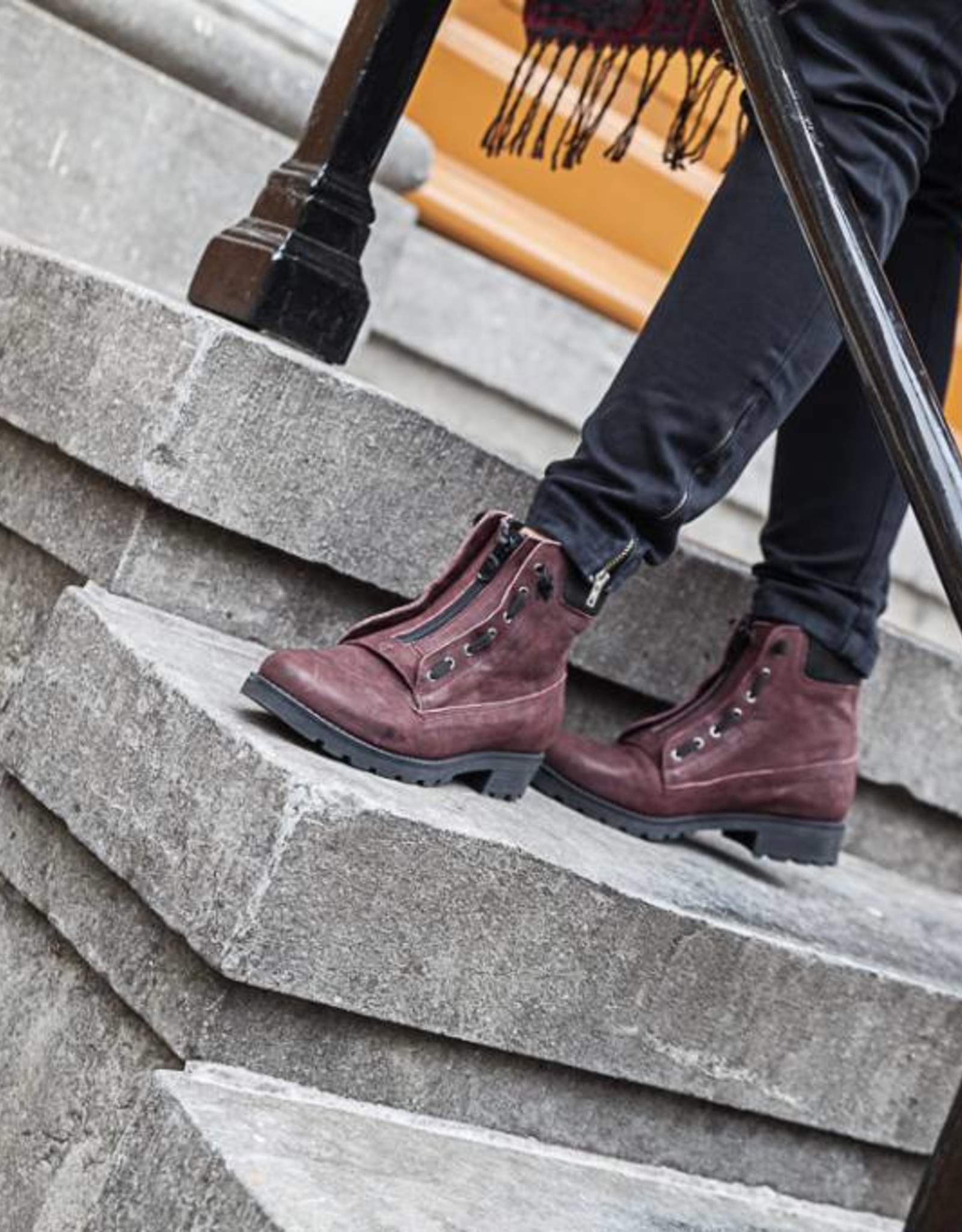 PRETTY&FAIR Bordeaux Ankle booty - Bandolero Amarone - PF3007