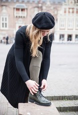 PRETTY&FAIR Metallic groene veter-laars - vegan - Metallic Green - PF001-V