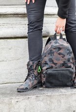 PRETTY&FAIR Stoere bruine combat veterlaars - vegan - Combat Brown - PF3001-V