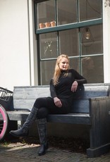 PRETTY&FAIR Classic high boot- vegan - Microsport Black - Gask Black - PF3004-V