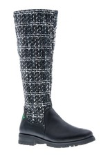 PRETTY&FAIR Stijlvolle zwarte hoge laars - vegan - Microsport Black - Gask Black - PF3004-V