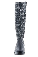 PRETTY&FAIR Stijlvolle zwarte hoge laars - vegan - Microsport Black - Gask Black - PF3004-V