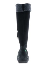 PRETTY&FAIR High black/grey boot - vegan - Nobuck Black - Velt Grey/Black - PF3012-V