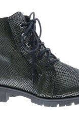 PRETTY&FAIR Pyton Olive enkellaarsje met rits - vegan - Pyton Olive -  PF001-V