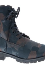 PRETTY&FAIR Cool brown combat laced boots - vegan - Combat Brown - PF3001-V