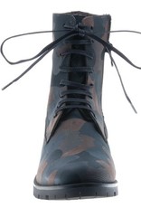 PRETTY&FAIR Cool brown combat laced boots - vegan - Combat Brown - PF3001-V