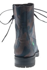PRETTY&FAIR Cool brown combat laced boots - vegan - Combat Brown - PF3001-V