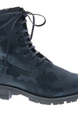 PRETTY&FAIR Stoere zwarte combat veterlaars - vegan - Combat Black - PF3001-V