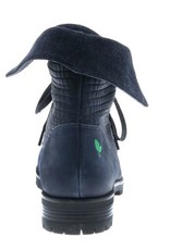 PRETTY&FAIR Blauwe unieke enkellaars - Bandolero Blue - Velt Blue - PF3008