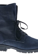 PRETTY&FAIR Blauwe unieke enkellaars - Bandolero Blue - Velt Blue - PF3008