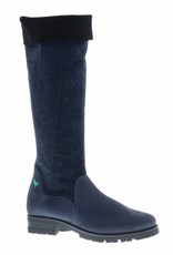 PRETTY&FAIR Hoge blauw/zwarte laars - Bandolero Blue - Velt Blue/Black - PF3012