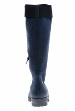 PRETTY&FAIR Hoge blauw/zwarte laars - Bandolero Blue - Velt Blue/Black - PF3012