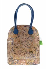 PRETTY&FAIR Bag Cork Multi - Dalia Blue