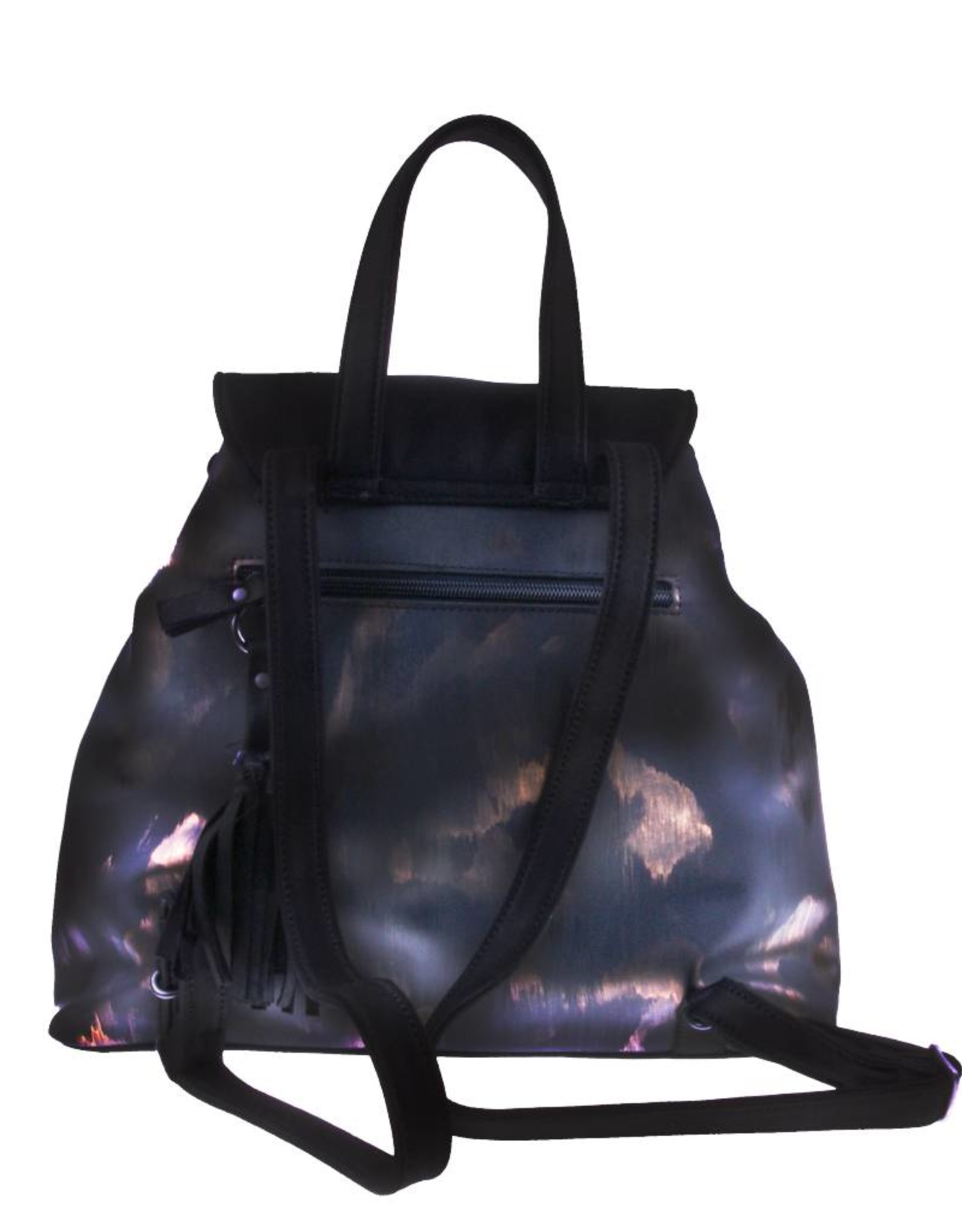 PRETTY&FAIR Zwart combat backpack - vegan - BAG 4705-V