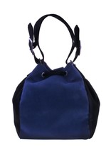 PRETTY&FAIR Zwart/blauwe schoudertas - vegan - BAG 4707-VBAG 4707