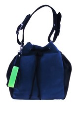 PRETTY&FAIR Zwart/blauwe schoudertas - vegan - BAG 4707-VBAG 4707