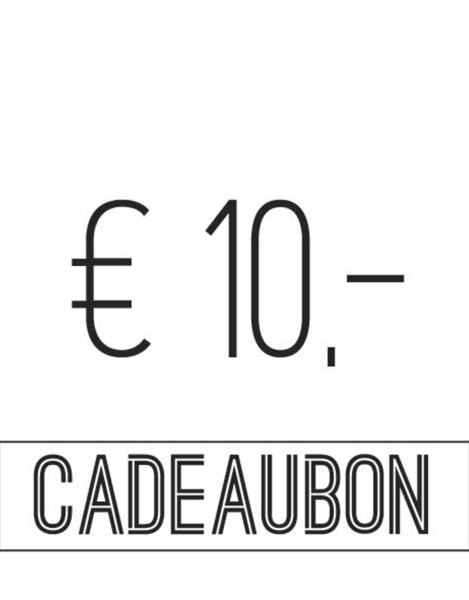 Gift card €10,-