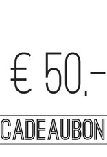 Cadeaubon t.w.v. €50,-