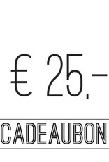 Gift card €25,-