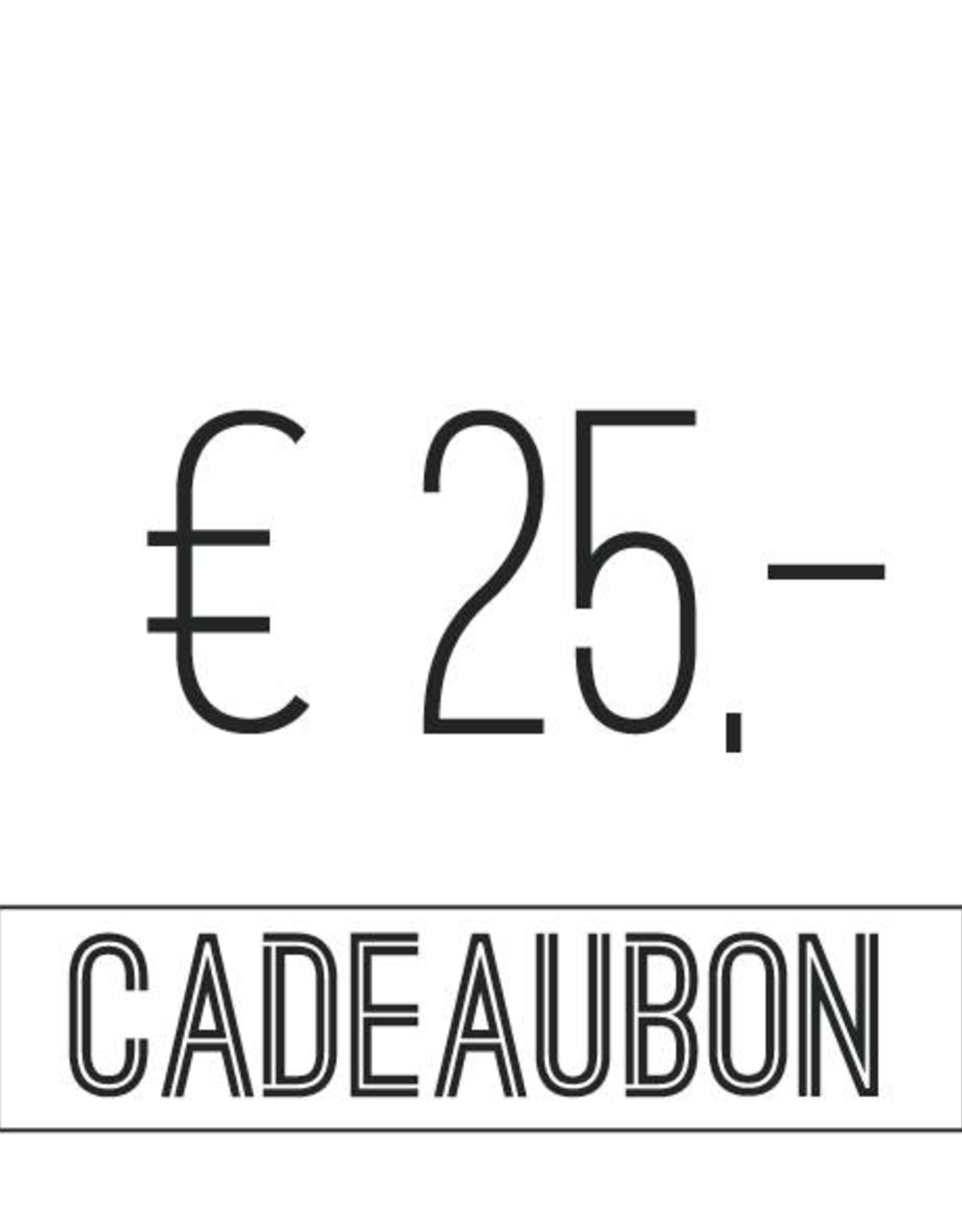 Gift card €25,-