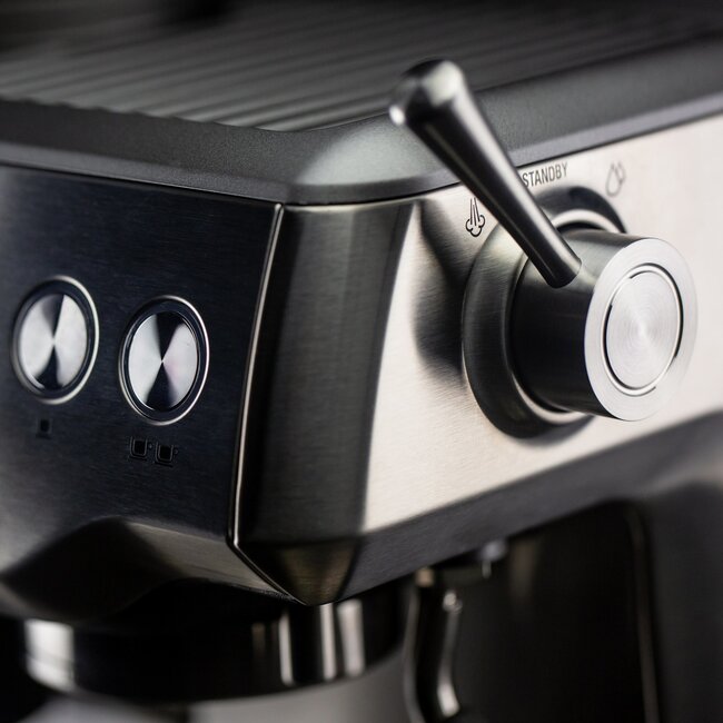 Crema - Steam Lever | Brushed Silver