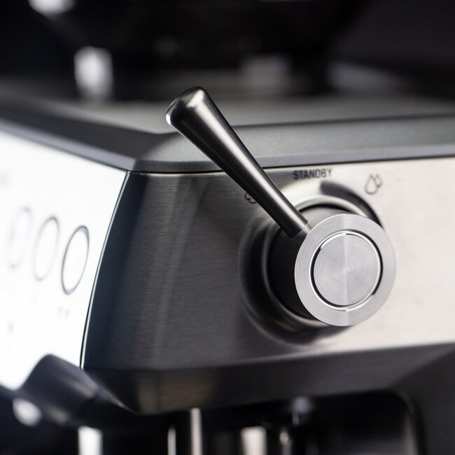 Crema - Steam Lever | Brushed Silver