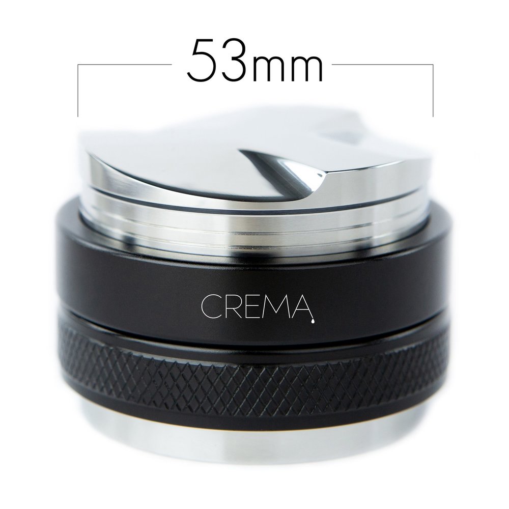 Crema Tamper & Distributor Combo 53.3mm (Black) Blommers