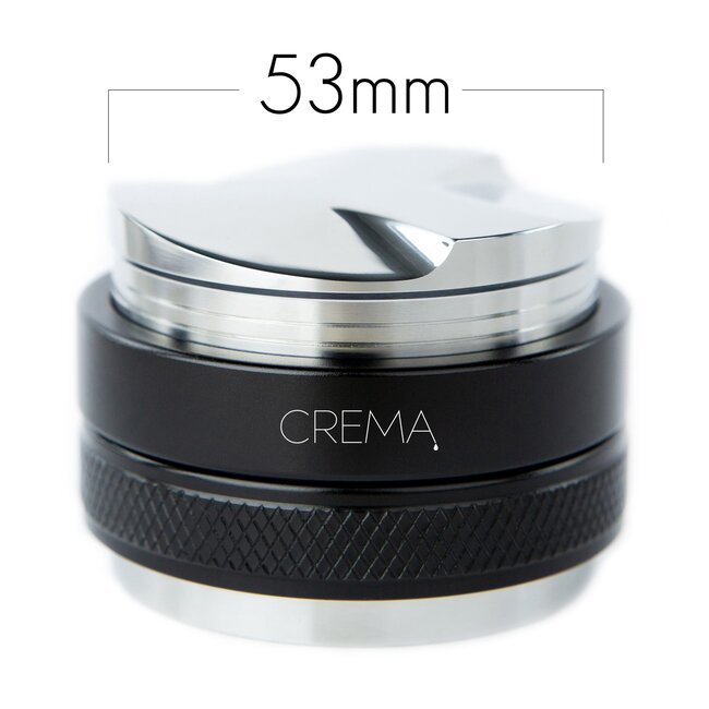 Crema - Tamper & Distributor Combo | 53.3mm (Black)