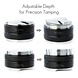 Crema Crema Tamper & Distributor Combo 53.3mm (Zwart) Crema Crema Tamper & Distributor Combo 53.3mm (Zwart)